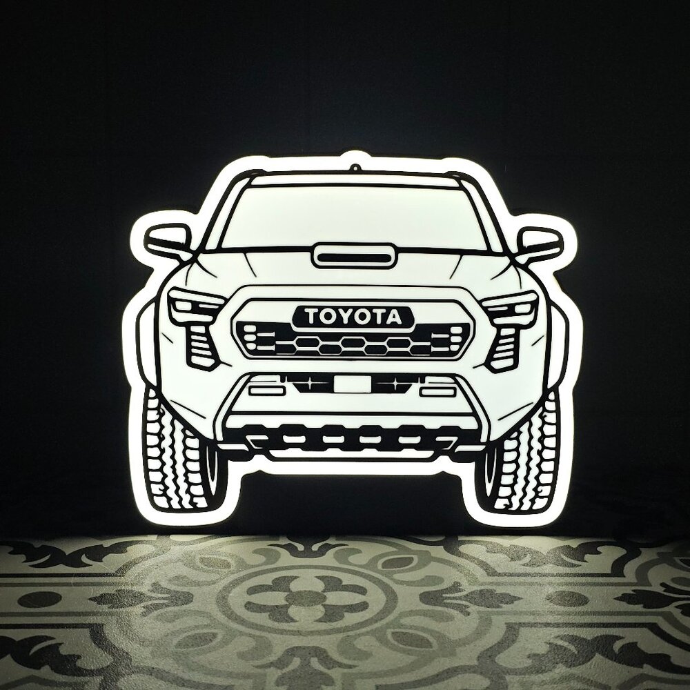 4th Gen Toyota Tacoma - LED Lightbox Sign with detachable stand